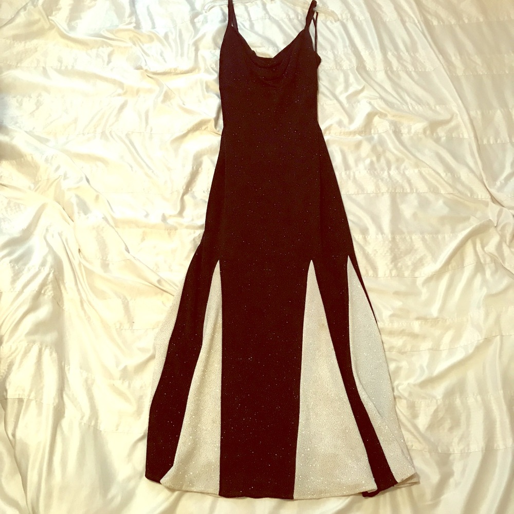 Black & White fancy event dress